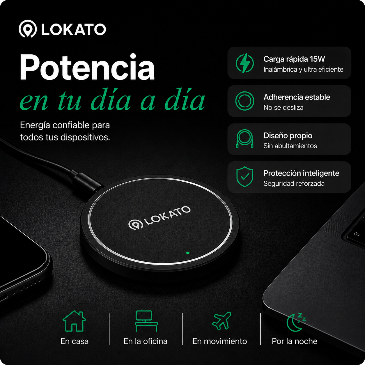 Ładowarka bezprzewodowa Lokato
